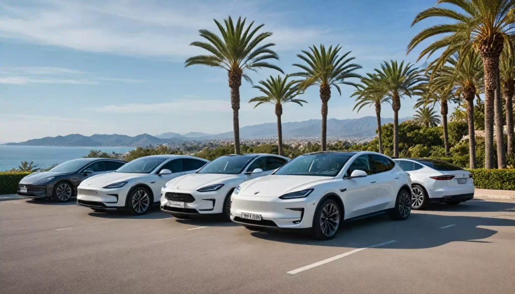 Wynajem samochodów elektrycznych i hybrydowych w segmencie premium w Marbella